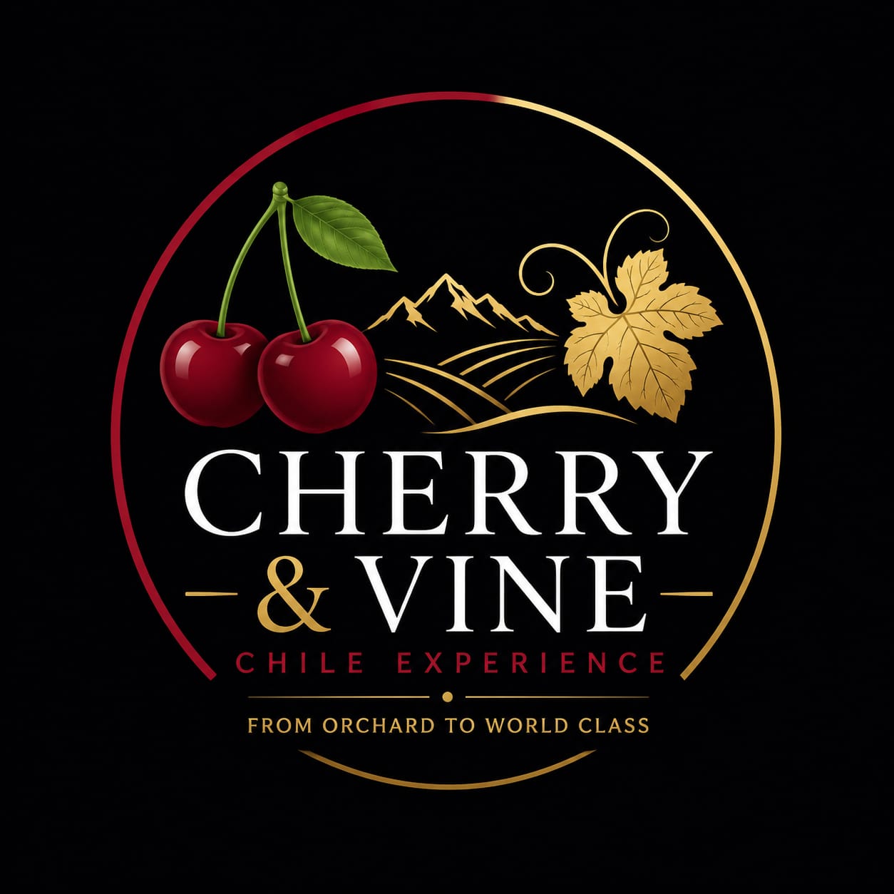 Logo Cherry & Wine